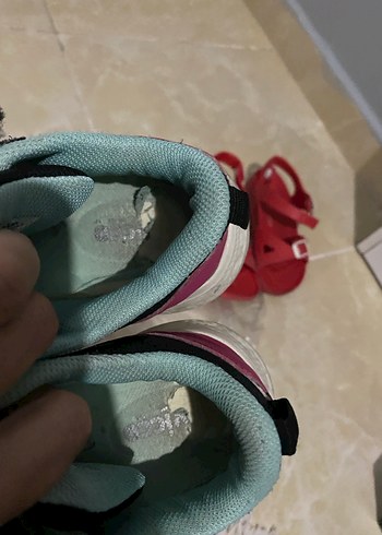 30 Beden çeşitli Renk Vicco Renkli Kız Çocuk Spor Ayakkabı
