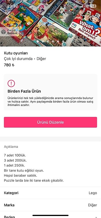 Beden Renk Çocuk puZzle çeşitler