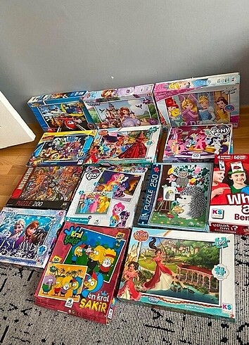 Çocuk puZzle çeşitler