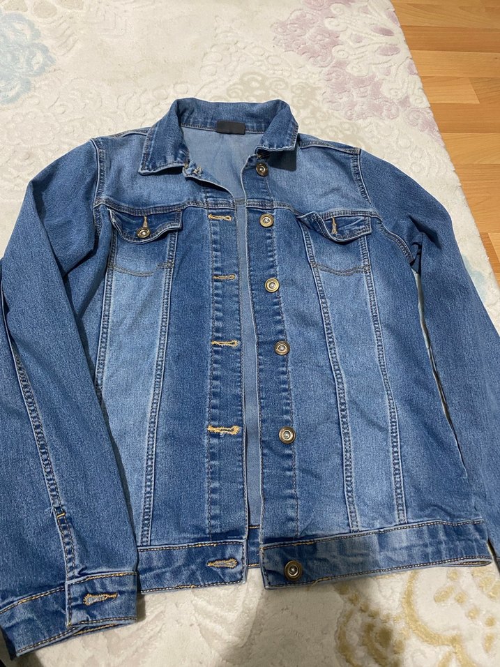 Çocuk kız kot ceket - Görsel 2