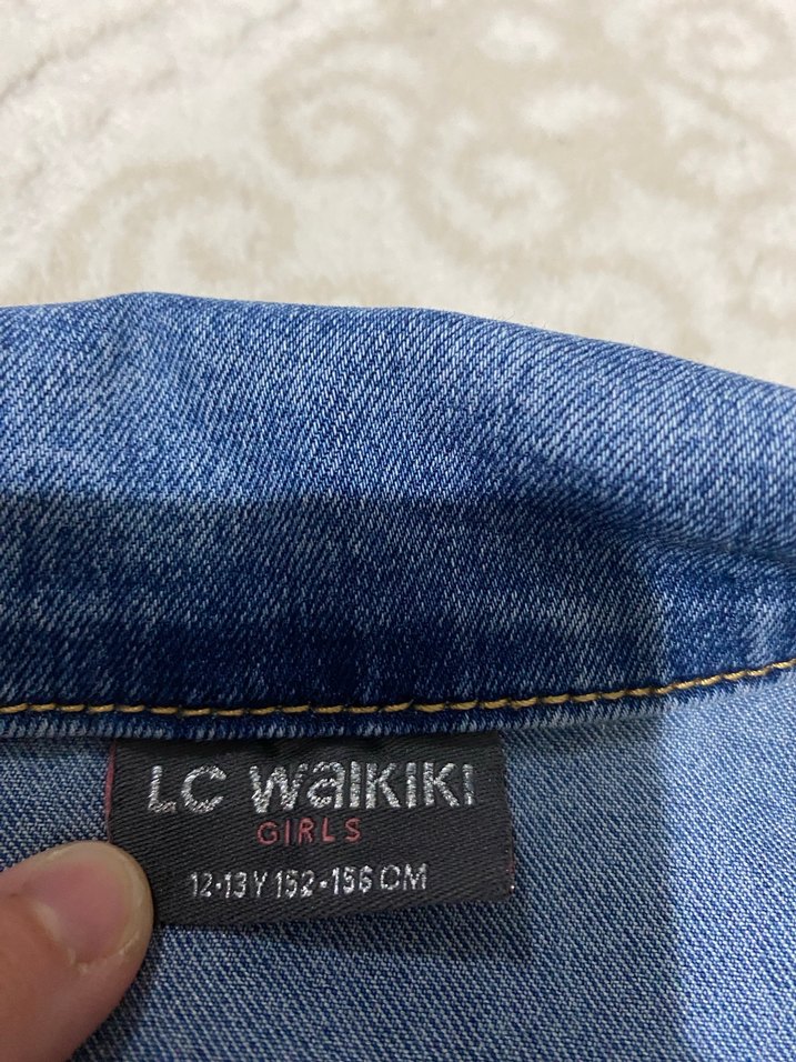 Çocuk kız kot ceket - Görsel 3