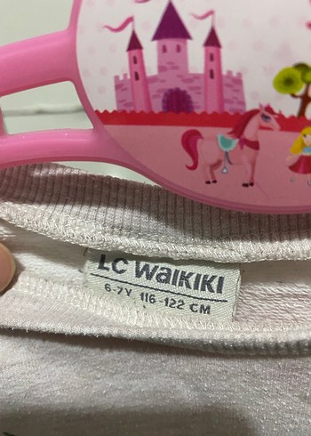 Kız Çocuk Gri Nakışlı Pamuklu Sweatshirt - Görsel 2