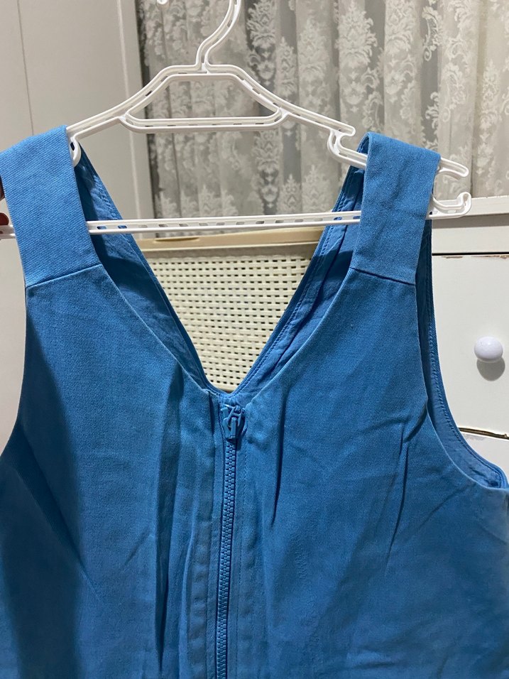 Kız çocuk yumuşak kot elbise - Görsel 3