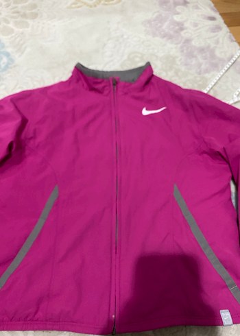 Pembe Nike Fermuarlı Spor Ceket - Görsel 7