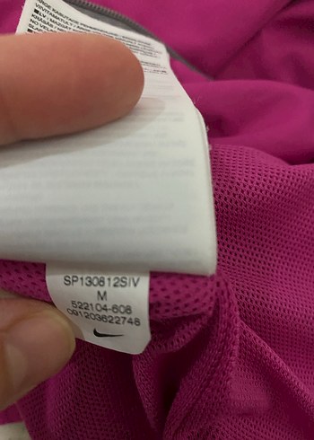 Pembe Nike Fermuarlı Spor Ceket - Görsel 5