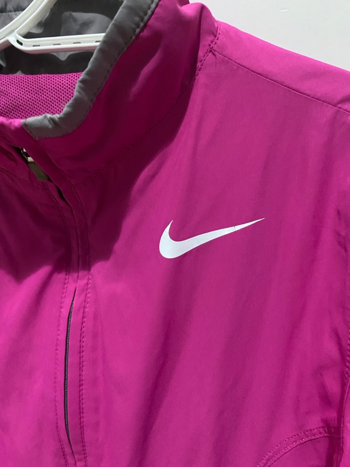 Pembe Nike Fermuarlı Spor Ceket - Görsel 2