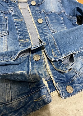 Kot ceket kız çocuk - Görsel 5