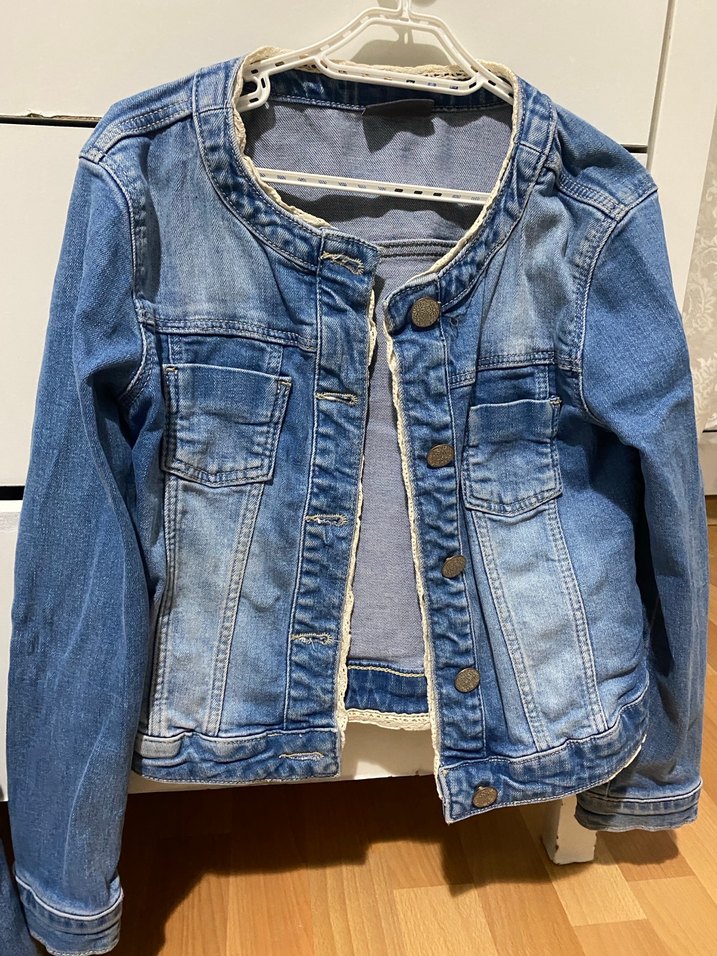 Kot ceket kız çocuk - Görsel 3