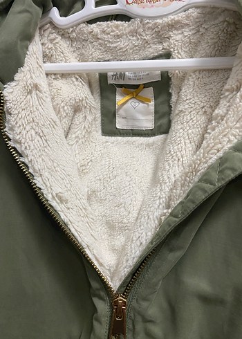 Haki H&M kız çocuk mont - Görsel 2