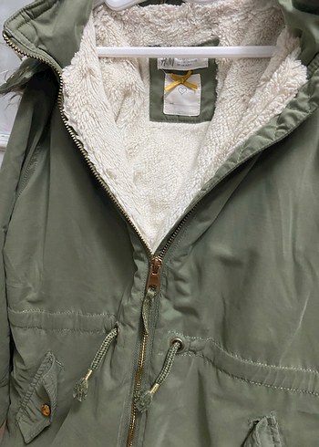 Haki H&M kız çocuk mont - Görsel 3