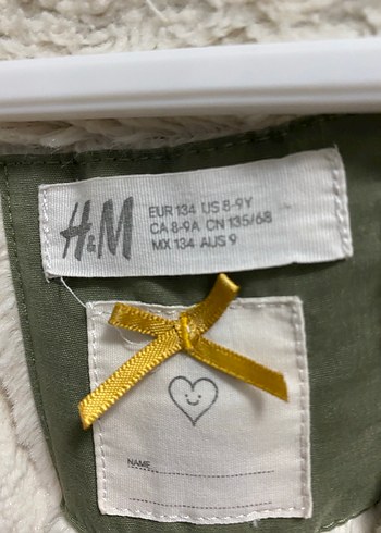 Haki H&M kız çocuk mont - Görsel 6