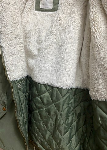 Haki H&M kız çocuk mont - Görsel 4