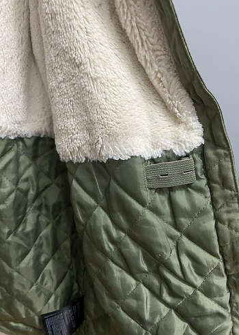 Haki H&M kız çocuk mont - Görsel 5