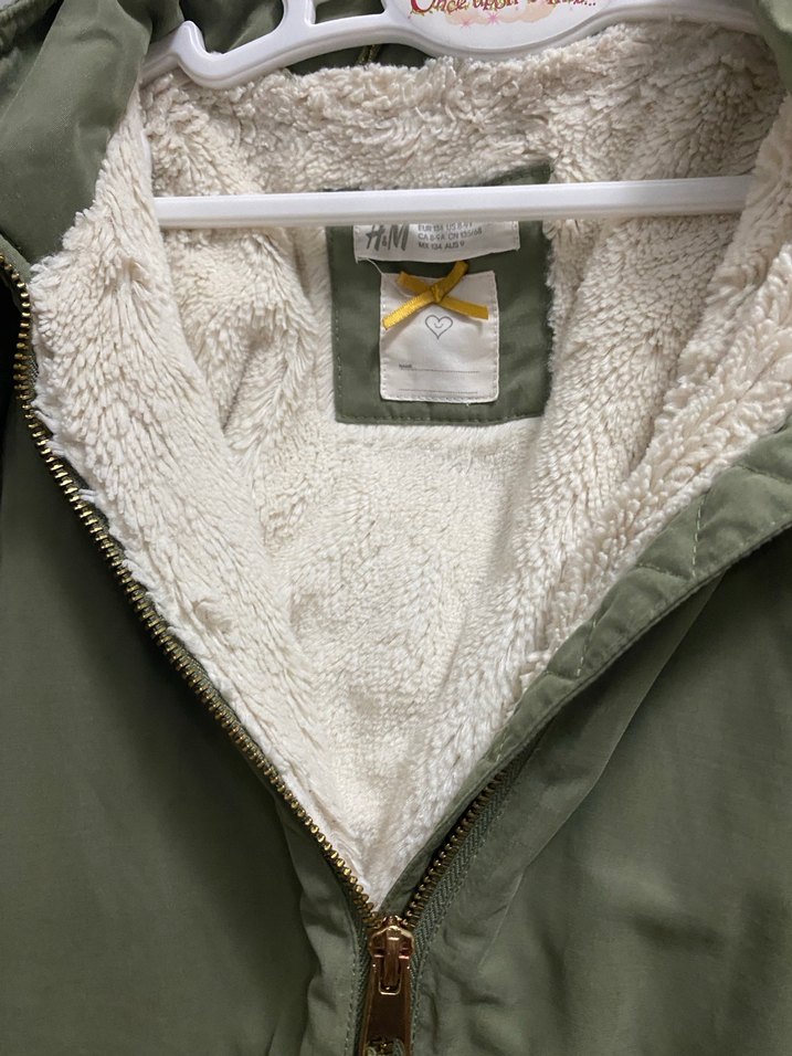 Haki H&M kız çocuk mont - Görsel 2