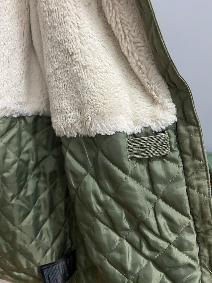 Haki H&M kız çocuk mont - Görsel 5