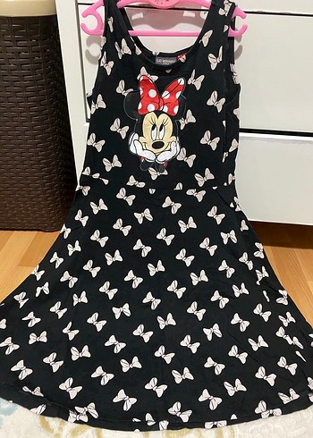 Sarı Kolsuz Kız Çocuk Elbise - Görsel 6