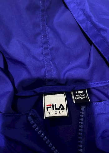 FILA Mavi mevsimlik çocuk ceket - Görsel 3