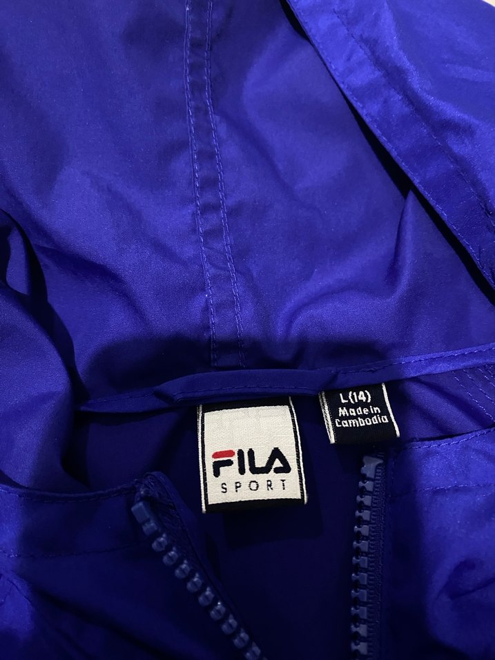 FILA Mavi mevsimlik çocuk ceket - Görsel 3