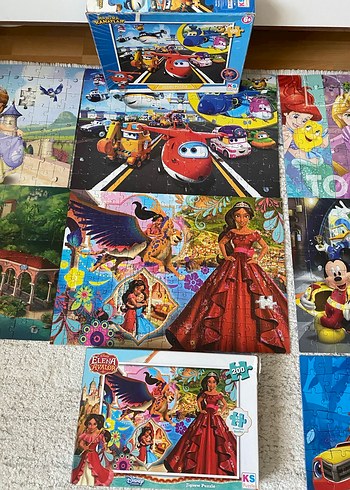 Renkli Çocuk Puzzle Seti - Görsel 3