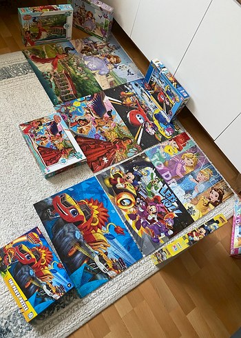 Renkli Çocuk Puzzle Seti - Görsel 5