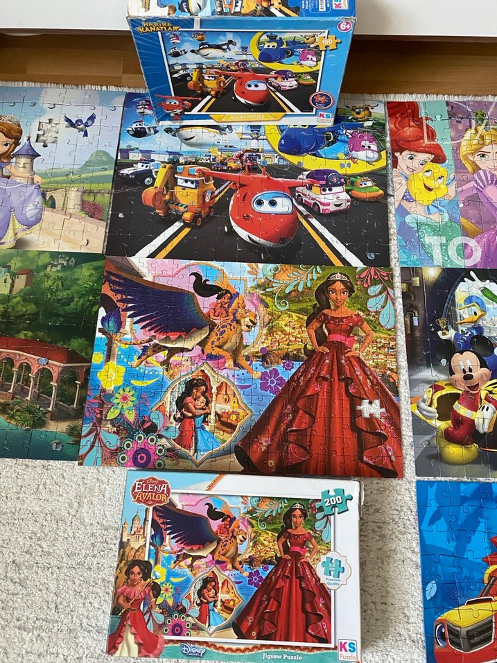 Renkli Çocuk Puzzle Seti - Görsel 3