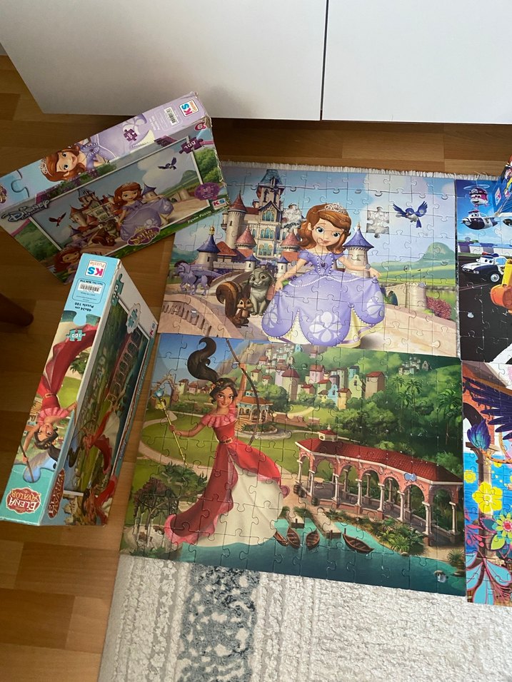 Renkli Çocuk Puzzle Seti - Görsel 4