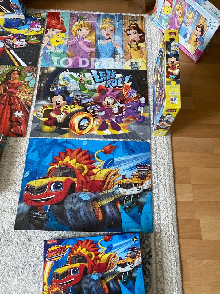 Renkli Çocuk Puzzle Seti - Görsel 2