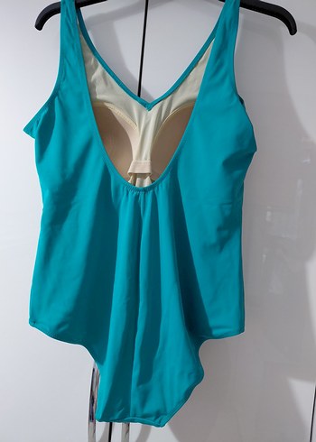 Kadın Turkuaz Sade Mayo - Görsel 4