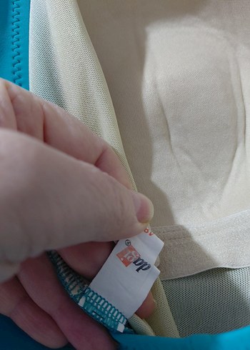 Kadın Turkuaz Sade Mayo - Görsel 5