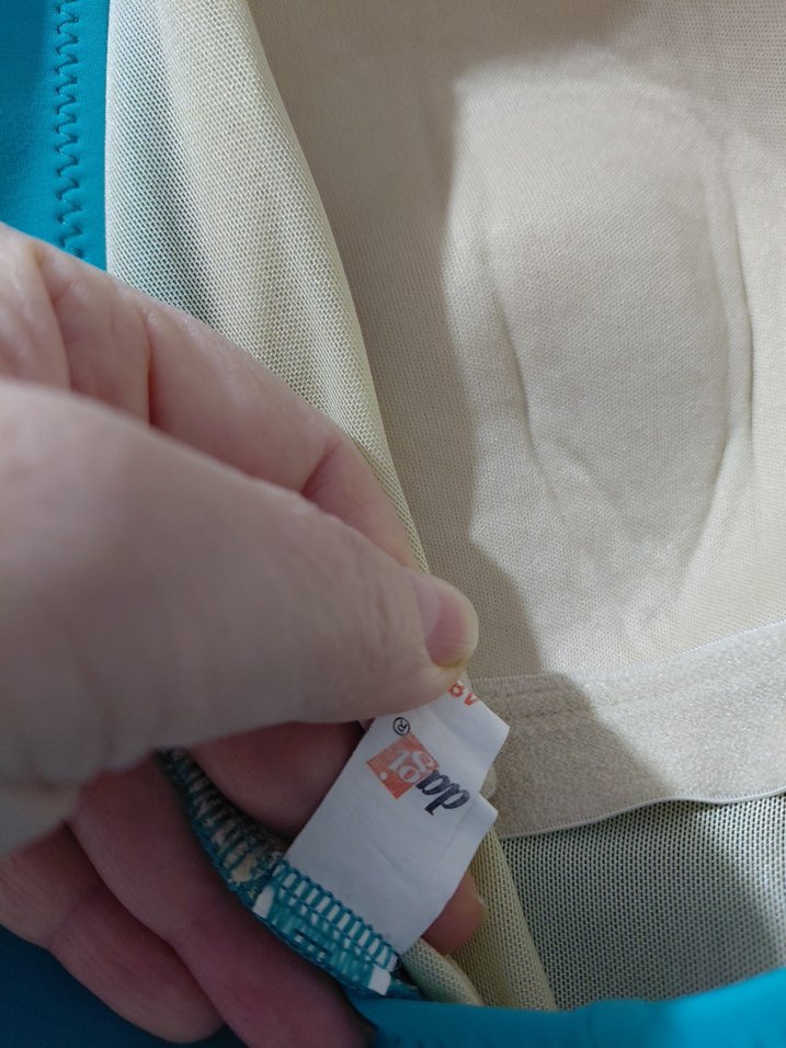 Kadın Turkuaz Sade Mayo - Görsel 5