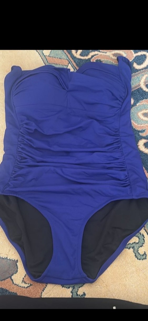 Mavi Drapeli Kadın Mayo - Görsel 4