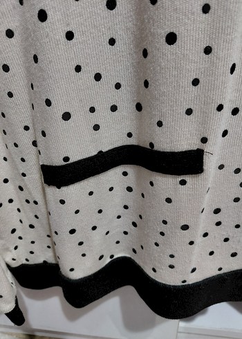 Düğmeli Gri Hamile Hırka - Görsel 2