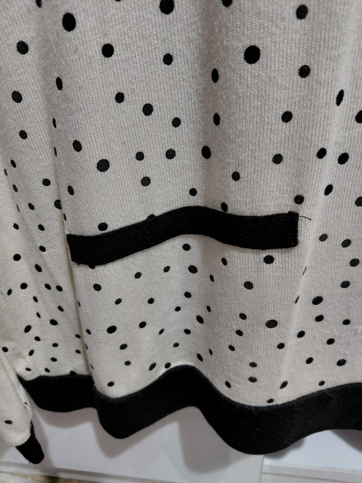 Düğmeli Gri Hamile Hırka - Görsel 2