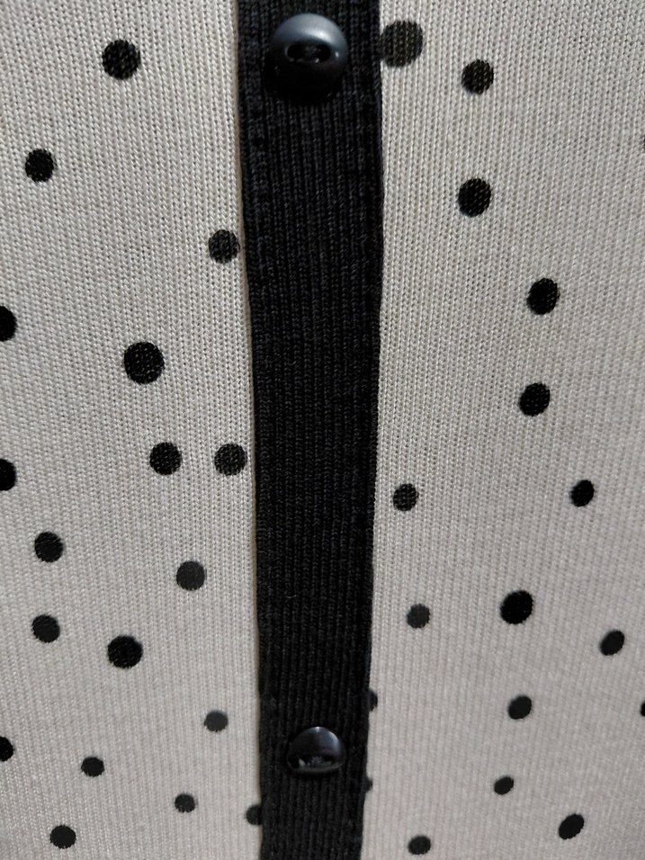 Düğmeli Gri Hamile Hırka - Görsel 4