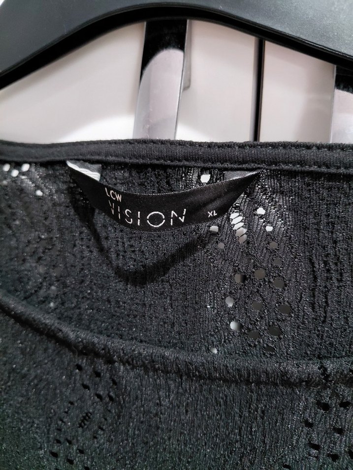 Dantel Detaylı Siyah Kadın Bluz - Görsel 2