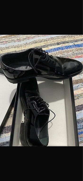 Damatlık ayakkabı papyon kuşak kol düğmesi hediyeli tam takım - Görsel 7