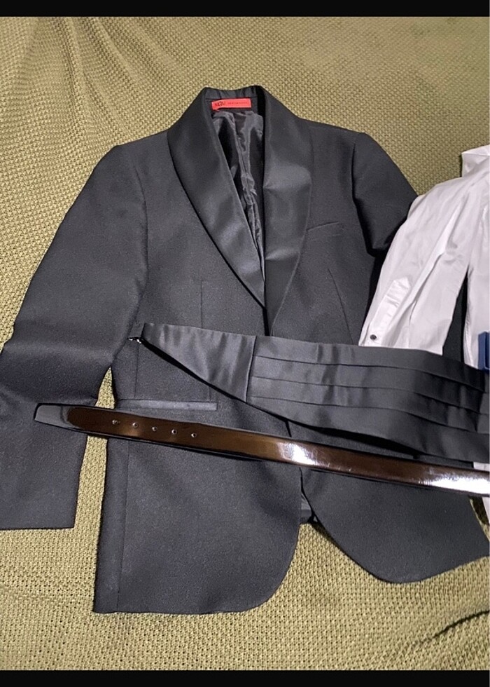 Damatlık ayakkabı papyon kuşak kol düğmesi hediyeli tam takım - Görsel 4