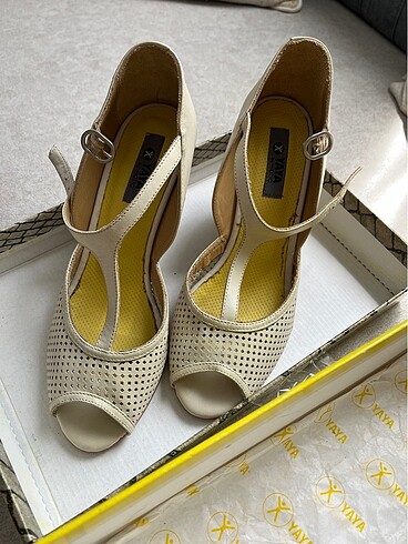 Hotiç Vintage Dolgu Topuk Sandalet - Görsel 5