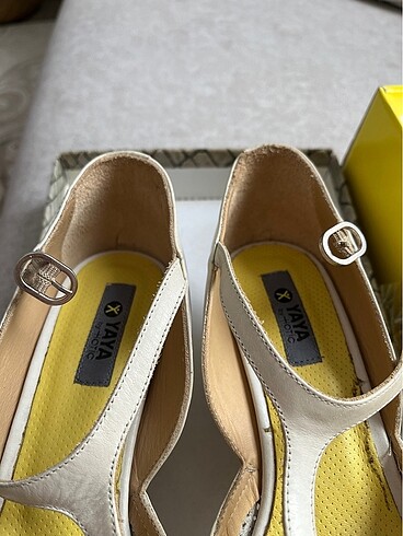 Hotiç Vintage Dolgu Topuk Sandalet - Görsel 6