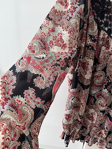 Vintage Şifon Bluz - Görsel 6