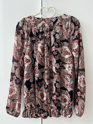 Vintage Şifon Bluz - Görsel 5