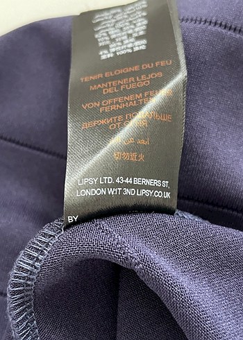 İşlemeli Lacivert Lipsy Midi Elbise - Görsel 10