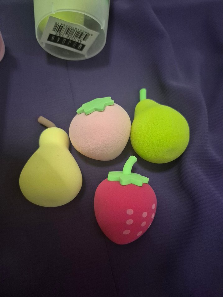 Dörtlü makyaj sünger seti özel kabıyla birlikte - Görsel 2