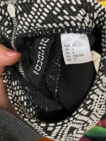 32 Beden H&M Mini Elbise