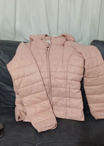 s Beden Pembe Midi Kadın mont