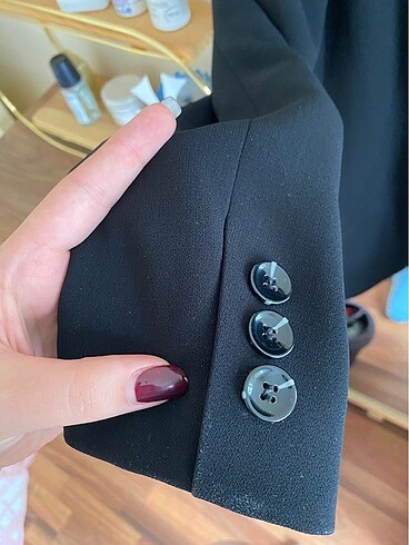 40 Beden siyah Renk Siyah Blazer Ceket