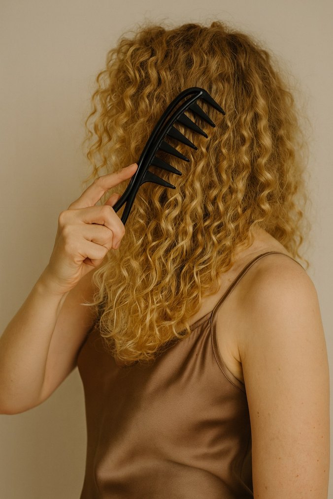 Kadın Saç wax Bukle Tarağı İkili Set - Görsel 2