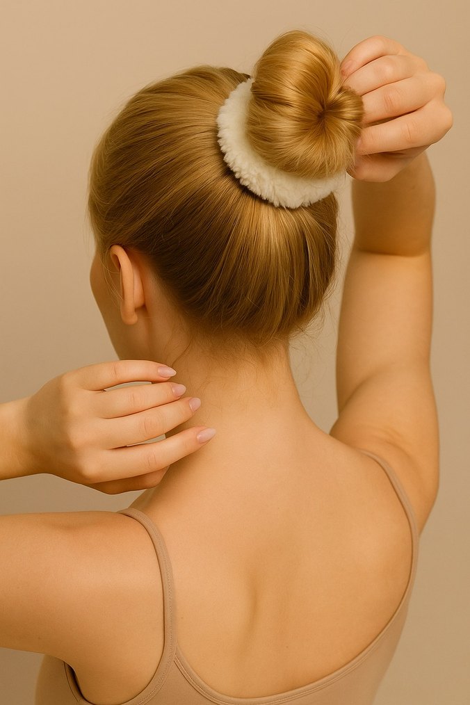 Pastel Tüylü Renkli 3lü Kadın Perma Lastik Toka Seti - Görsel 2