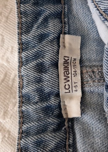 4 Yaş Beden mavi Renk Kız Denim Etek