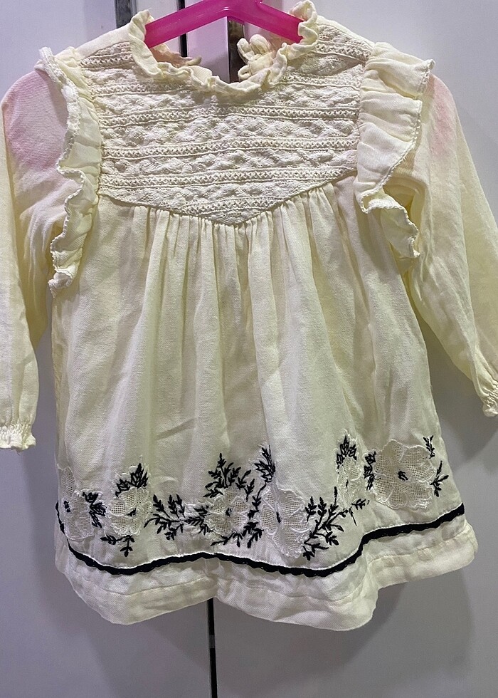 ZARA elbise kız çocuk 18-24 ay - Görsel 3
